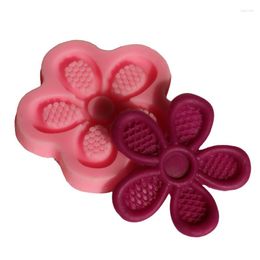 Baking Moulds Five Leaf Flowers Design Fondant Cake Moulds Chocolate Mould Kitchen Making Pastry Decorating Gift