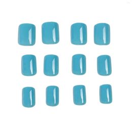 False Nails Solid Colour Fake Long-Lasting Women Artificial For Girls Daily Finger Decoration