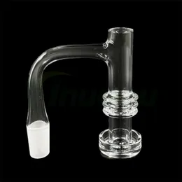 DHL Yinuoou Smoking Full Weld Control Tower Quartz Banger 10mm 14mm 18mm Seamless Weld Heat Retainer Smoke Nails For Glass Water Bong Dab Rigs Pipes