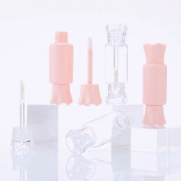 wholesale 8ML Candy Shape Lip Gloss Red Pink Lipstick Lip Balm Refillable Bottle Lip Oil Wand Tube Mascara Containers 192 N2 LL