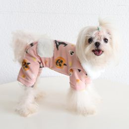 Dog Apparel Pink Halloween Couple Dress 2023 Autumn/Winter Cat Costume Pet Clothes