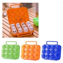 Storage Bottles 122g Egg Box Not Easily Deformed Portable Handle Utensils Household And Collection 3 Colours