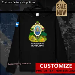 Men's Hoodies Honduras HND Honduran Catracho Mens Hoodie Pullovers Men Sweatshirt Streetwear Clothing Hip Hop Tracksuit Nation Coat