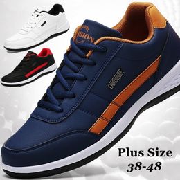 Dress Shoes PU Leather Men Light Trend Casual Sneakers Italian Breathable Leisure Male trainers Nonslip Footwear Vulcanised Shoe 230812