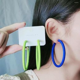 Hoop Earrings Large C Circle Fashion Personality Simple Commuter Fresh Female