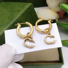 classics Stud Earring Double Letter G Logo Earing Luxury Women Hoop Designer Jewellery GGity Crystal Pearl Earrings Woman 8476