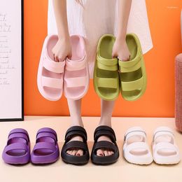 Slippers Lovers Beach Slides 2 Way Wear Female Male Fashion Sandals Drop Women Platform Soft EVA Indoor Summer Shoes