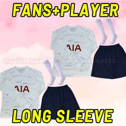 Long sleeve KANE SON RICHARLISON Soccer Jerseys PEDRO PORRO KULUSEVSKI HOJBJERG 2023 PERISIC DANJUMA TOtTENham Football shirt BENTANCUR fans player version