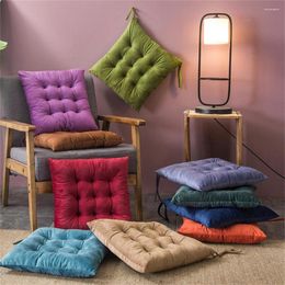 Pillow Square Flannel Chair Thickened Seat Pad Ultra Soft Stuffed Office Bedroom Sofa