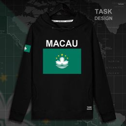 Men's Hoodies Macau MAC Macao Macanese China Mens Hoodie Pullovers Men Sweatshirt Streetwear Clothing Hip Hop Tracksuit Nation Flag