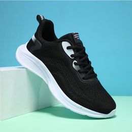 new product women's shoes free shipping breathable running shoes lightweight soft bottom designer fashion white black pink comfortable outdoor sport shoes