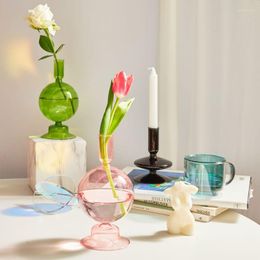 Candle Holders Decoration Glass Window Candlestick Morocco Holder Table Decorative Display Accessories Wedding Creative Home