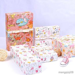 Gift Wrap Rainbow Unicor Wrapping Paper Valentine Wedding Decoration Gift Wrap Artware Packing Paper Vellum Paper Origami Paper 50*70cm R230814
