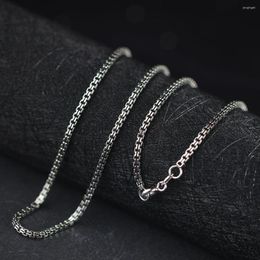 Correntes sólidas 925 Sterling Silver 2mm Link Chain Charclace 19.69 