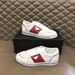 Designer brand triangle logo casual shoes men's shoes nylon powder luxury brand high-quality Southall women's classic canvas couple sports shoes 07