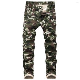 Men's Jeans Ropa Hombre 2023 Camouflage Fashion Slim Fit Male Denim Trousers Hip Hop Plus Size Skinny Mannen Man Pants