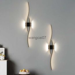 Wall Lamps Long Strip LED Wall Lamp Modern Simple Living Room Sofa Background Wall Decorative Study Master Bedroom Bedside Sconces HKD230814