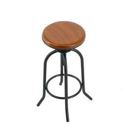 Tools Workshop 1/6 doll house model furniture accessories mini model Metal bar chair/Dining ChairAdjustable height 10.7cm~14cm 230812