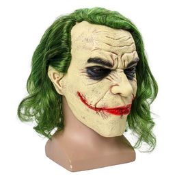 Horror Mask Halloween Adult Masquerade Party Latex Soft Full Head Scary Jack Joker Masks Funny Clown mask Prop