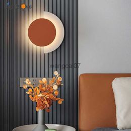 Wall Lamps Nordic sofa background decoration wall lamp designer living room bedroom bedside lamp corridor wall light HKD230814