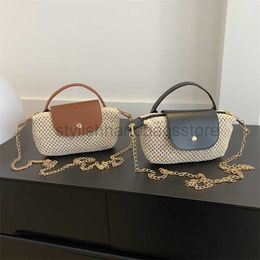 Shoulder Bags Literature and Art Country Style Grass Woven Bag Summer 20203 New Fashion Simple Small Bag Fashion Beach Woven Handbagstylishhandbagsstore
