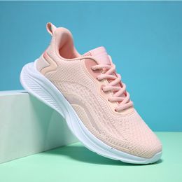 new product women's shoes free shipping breathable running shoes lightweight soft bottom designer fashion black pink comfortable outdoor sport shoes