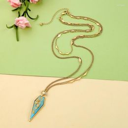 Pendant Necklaces Sexy Jewellery Clavicle Chain Necklace Female Long Geometric Fashion Simple Alloy Choker Accessories