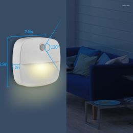 Night Lights Light Smart Motion Sensor Battery Operated LED Lamp For Bedside Lamps Kids Bedroom Hallway Pathway Toilet Seat