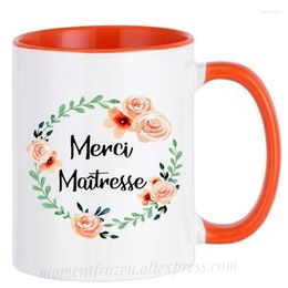 Mugs Thank You Mistress Teacher Cups School Education Professor Gifts Drinkware Teaware Tableware Coffee Mug Atsem Office Decal