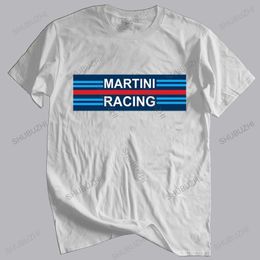 Men's T-Shirts Men Cotton T Shirt Summer Brand Tshirt Martini Racing Creative Customised Letters Printed Men's T-shirt Top Tees Mens Tshirt 230812