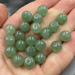 Loose Gemstones Natural Green Jade Barrel Beads For Jewellery Making Diy String Bracelet Beaded Necklace Charms Myanmar Jadeite Bead