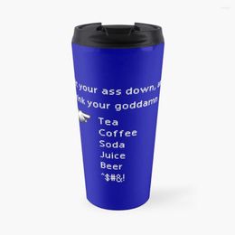 Water Bottles Drink Your Goddamn Tea Travel Coffee Mug Mugs Cups