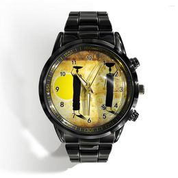 Wristwatches Luxury Trend Fashion Men's Watch Retro Buddha Fairy Watches Quartz Business Wrist