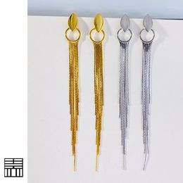 Dangle Earrings LONDANY French Minority Design Super Fairy Long Tassel Women's High-quality Brass