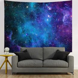 Tapestries Galaxy tapestry Blue tapestry cosmic space tapestry wall hanging tapestry mysterious Nebula Wall