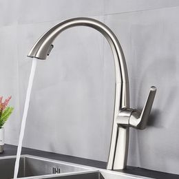 Warehouse 360 Rotation Filter Kitchen Sensor Touch Faucet Hot Cold MixerTap Single Handle Basin Faucet