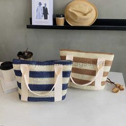 Shoulder Bags 2023 New Summer Beach Resort Fashion Colored Woven Bag Trend Leisure Handbag Straw Woven Women's Bagstylishhandbagsstore