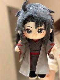 Plush Dolls 20cm Anime Mo Dao Zu Shi Wei Wuxian Yiling Laozu Figure Doll Toy Clothes Costume Cosplay Mdzs Cute Decoration Collec Gifts 230814