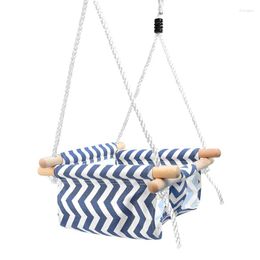 Camp Furniture Leisure Glider Swing Outdoor Garden Indoor Decoration Children Portable Hanging To Solid Wood Board Suspended Chair