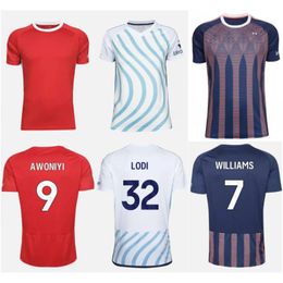 2023/24 Nottingham Soccer Jerseys 2024 Forest WORRALL WILLIAMS COLBACK AWONIYI GIBBS-WHITE shirts Mens WOOD SANGARE YATES DENNIS McKENNA ELANGA Football Kids kit