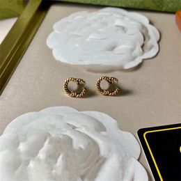 classics Stud Earring Double Letter G Logo Earing Luxury Women Hoop Designer Jewellery GGity Crystal Pearl Earrings Woman's