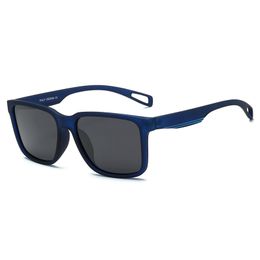 Fashion Outdoor Sunglasses With Polarised Lenses Solid Italy Style Frame And Big Hole