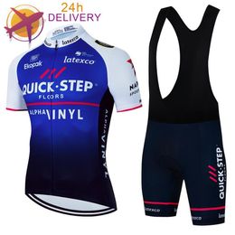 Cycling Jersey Sets Quick Step Pro Set MTB Bicycle Wear Maillot Ropa Ciclismo 5 Colors Bike Uniform Clothing 230814