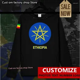 Men's Hoodies Ethiopia Ethiopian Horn Of Africa ETH ET Men Nation Hoodie Pullovers Sweatshirt Streetwear Autumn Tracksuit Clothes