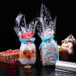 Gift Wrap Cellophane Wrap 2.5 Mil White Dot Cellophane Wrap Roll Baskets Christmas Clear Rolls Bag Dots Transparent Wrapping Paper Pattern R230814