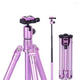 Tripods MEFOTO MF05 Portable Light Aluminum Tripod Can Turn To Selfie Stick