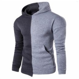 Men's Hoodies 2023 Leisure Sweatshirt Hoodie Spring And Autumn Mens Oversize Casual Hooded Color For Slim Asymmetrical