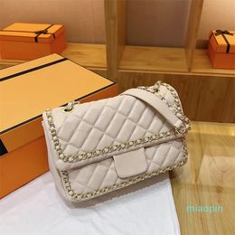 2023-Lattice Shoulder Bags Designer Bag Classic Luxury Handbags Girls Chequered Crossbody Bags Square Messenger Bag 25x17x6cm