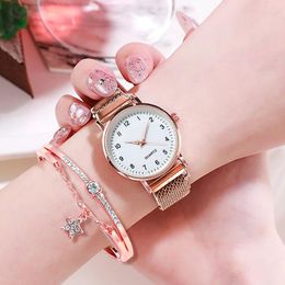 Wristwatches Sdotter Women Watch Luxury Ladies Quartz Watches Magnet Buckle Milanese Band Optional Bracelet Relogio Feminino For Gift