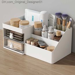 Large Capacity Cosmetics Storage Box Makeup Drawer Organizer Skin Care Products Makeup Stationery Storage Box for Dressing Table Desktop Z230815